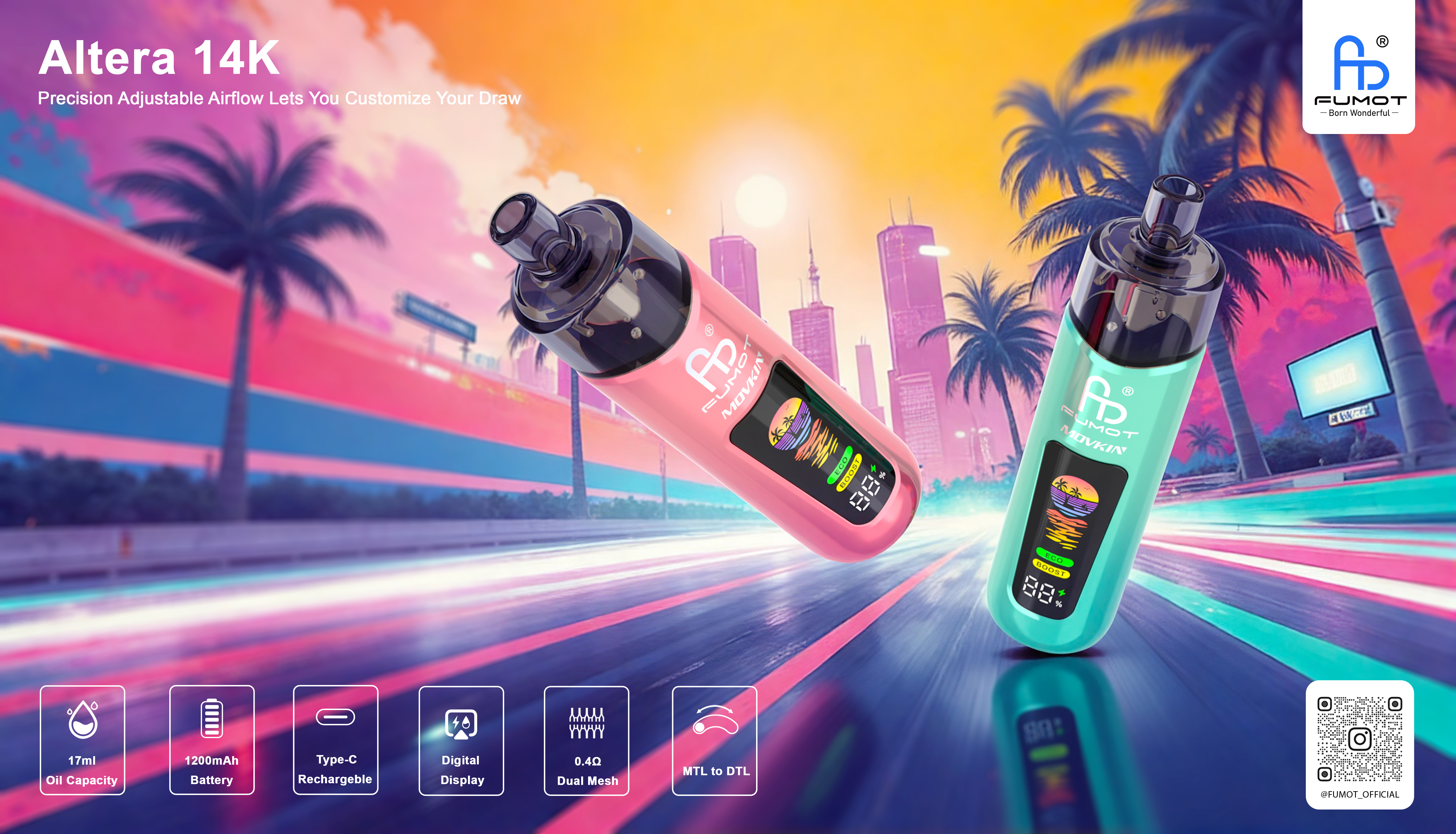 FUMOT vape brand showcase